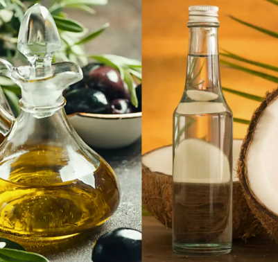 olive oil or coconut oil